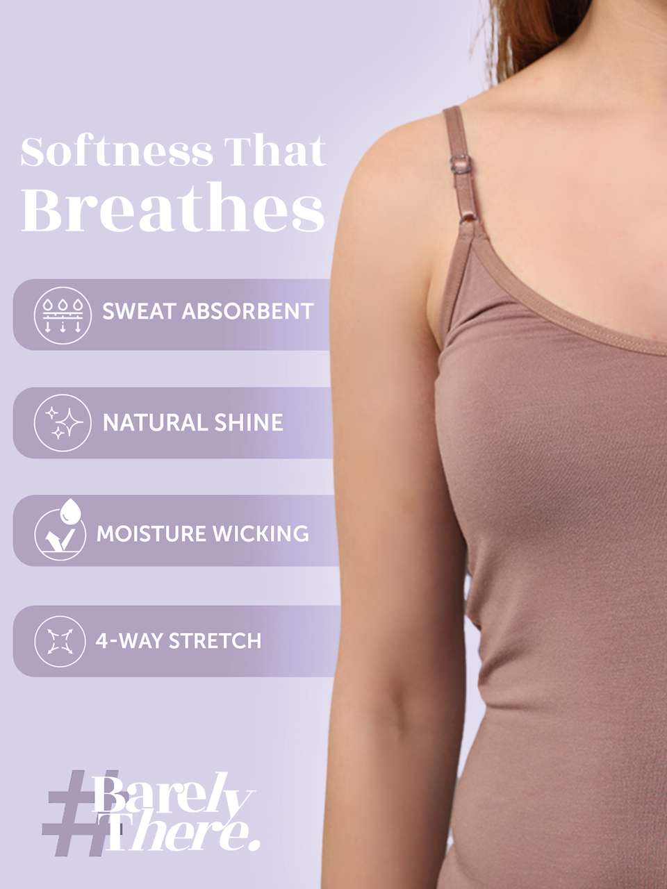 Ultra-Soft Micromodal Camisole Top - Pack of 3