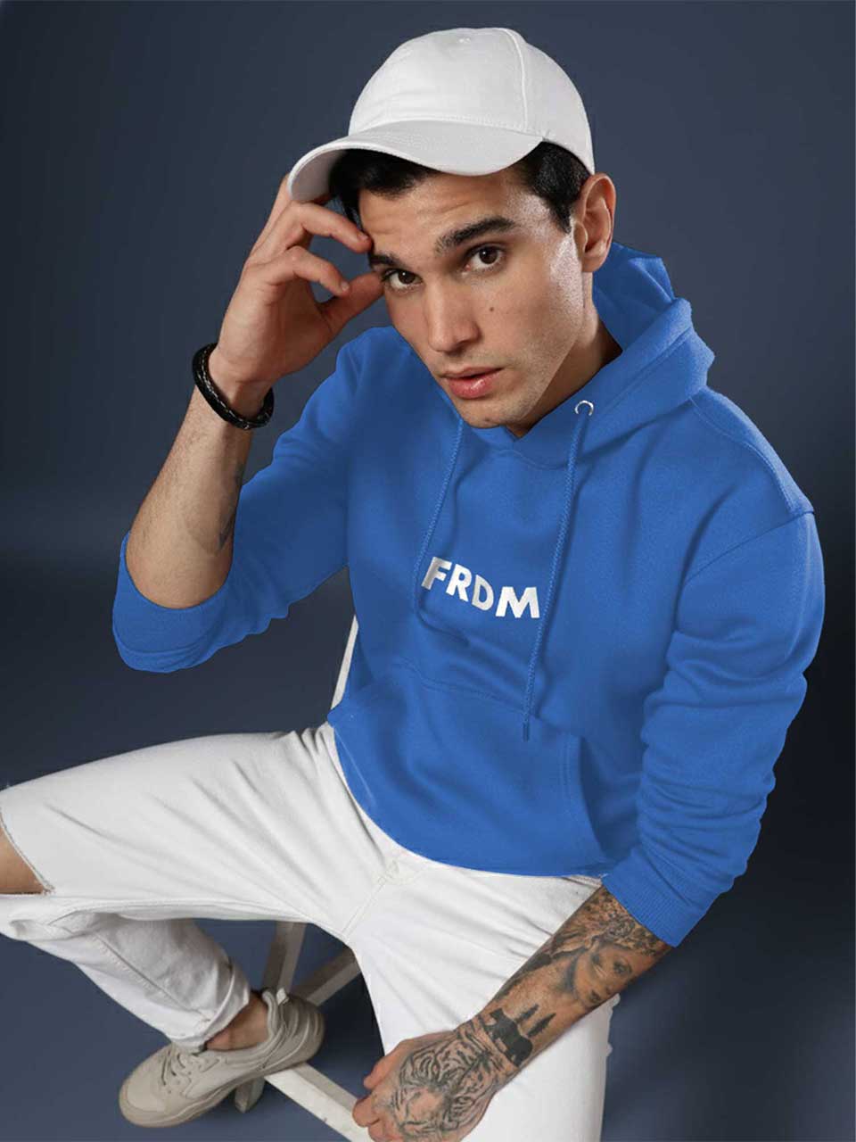 FRDM. Royal Blue Hoodie