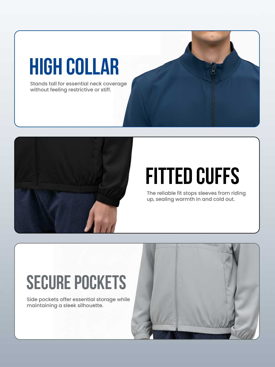 Men’s Sports Windcheater Layering jacket