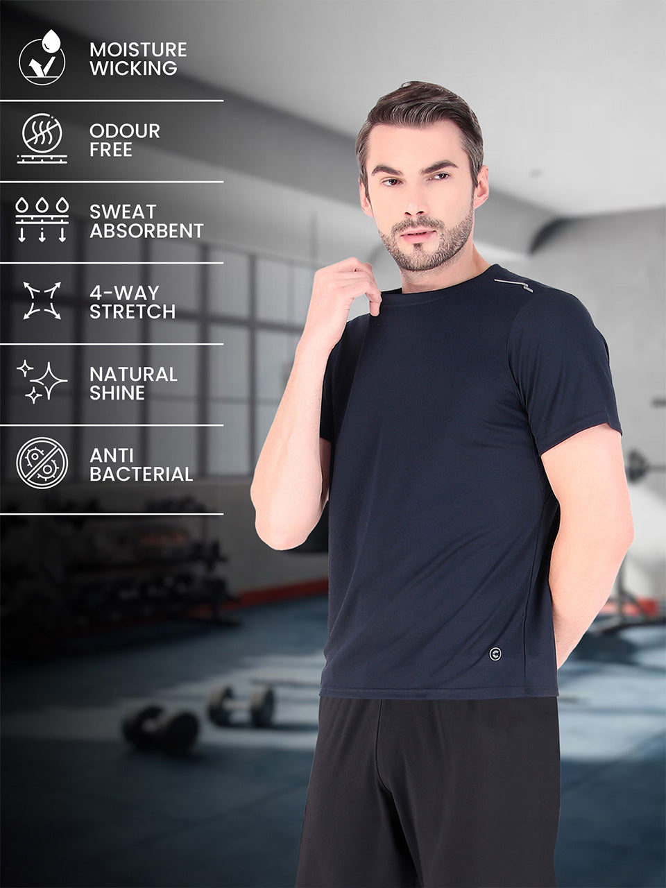 Men's Activewear Sports T-shirt Pack of 1