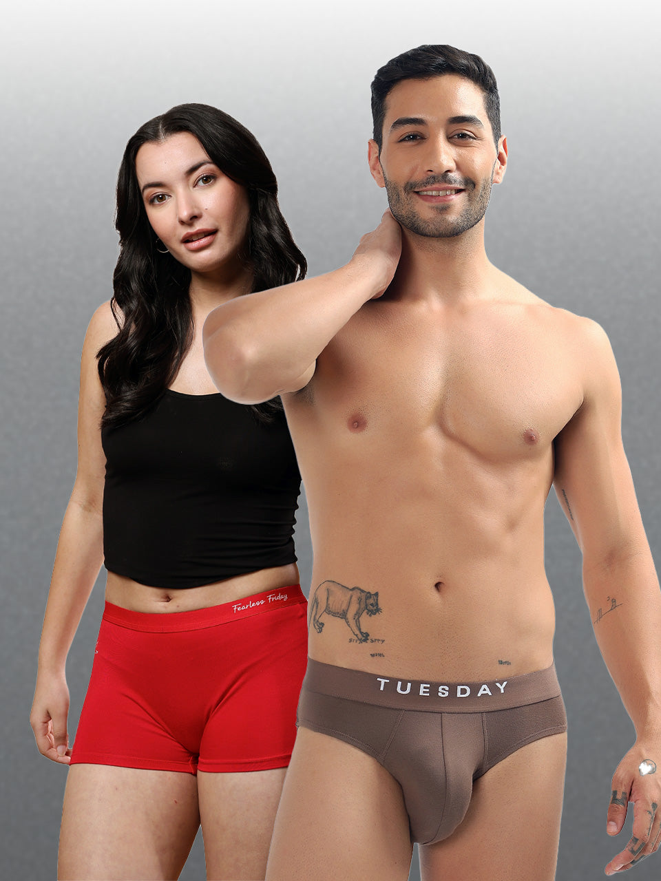 Everyday Expression | Couple Combo (Briefs & Boyshorts)