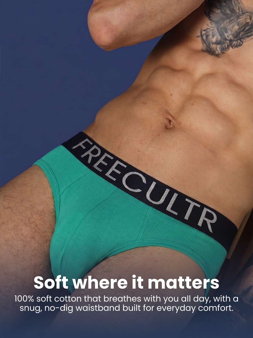 Men's Organic Cotton Briefs Pack of 2