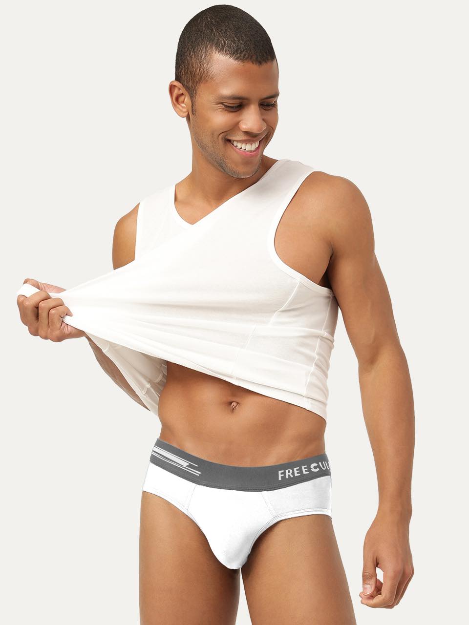 Men's Anti-Bacterial Micro Modal Brief in Contrast Waistband (Pack of 1)