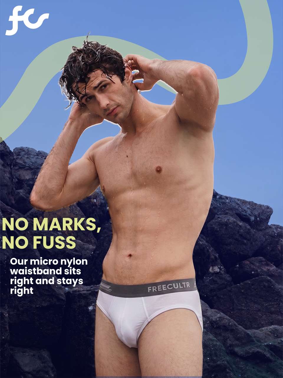 Men's Anti-Bacterial Micro Modal Brief in Contrast Waistband (Pack of 1)