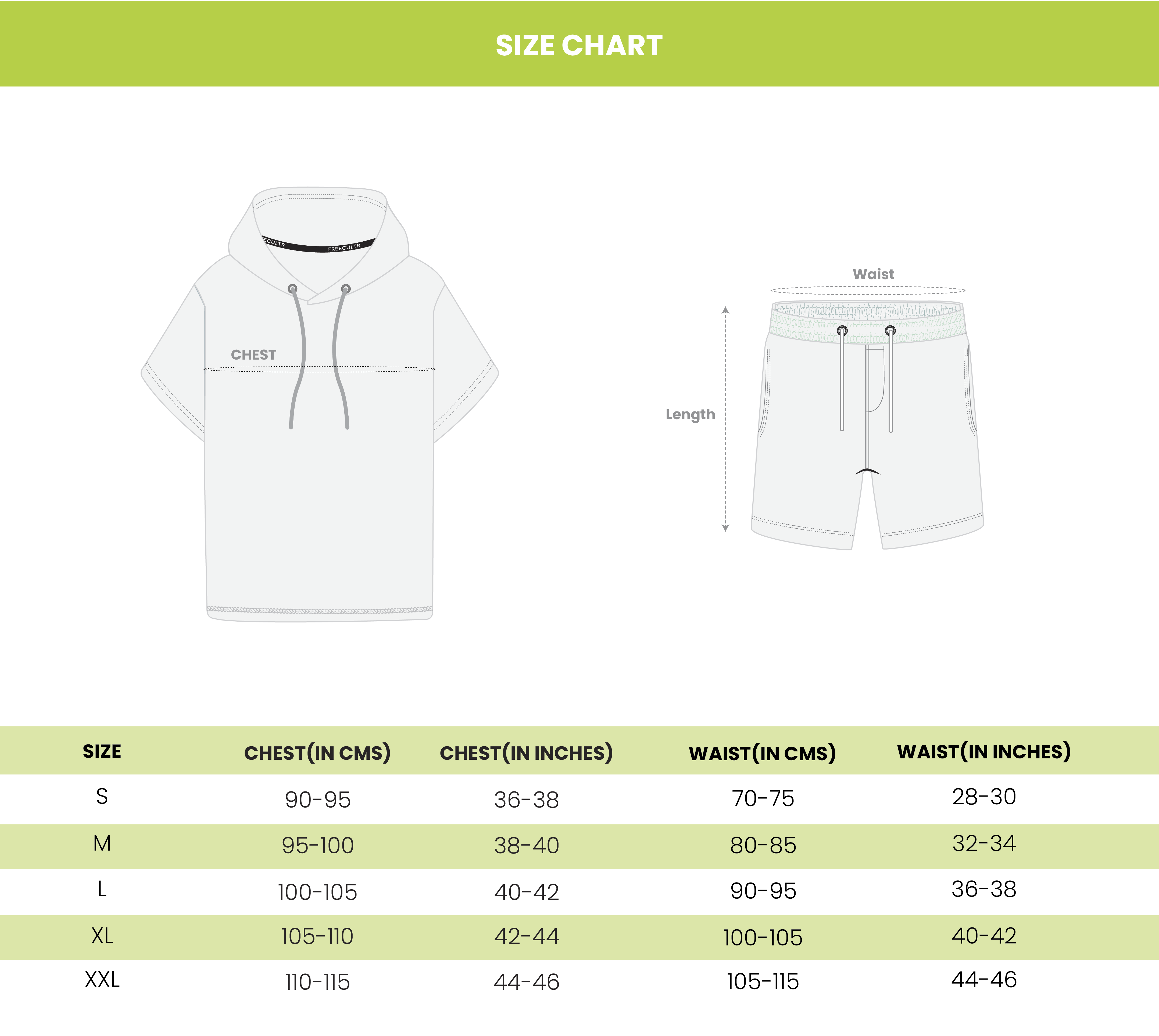 size chart image