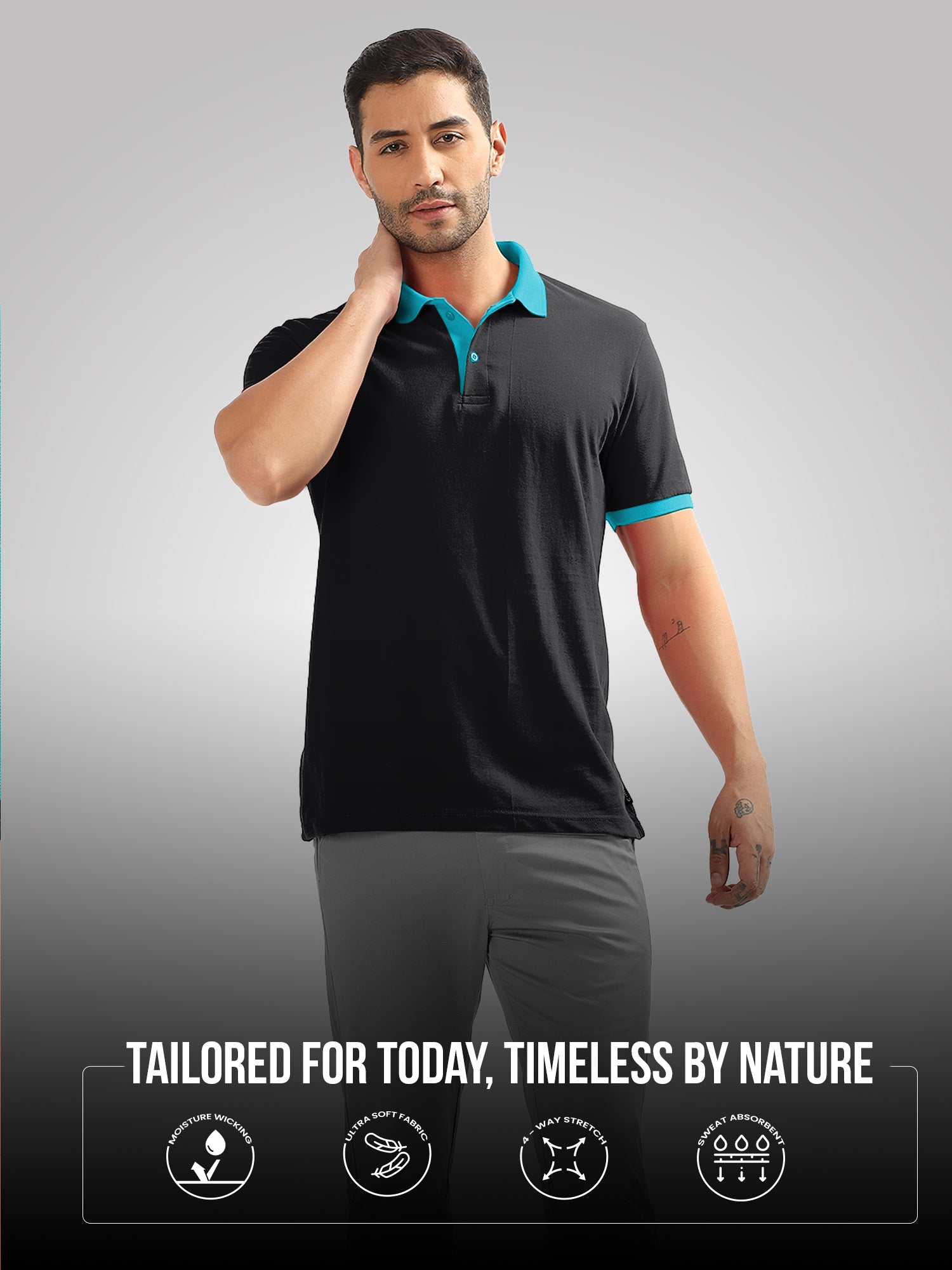 Organic Cotton Polo T-Shirt Pack of 2