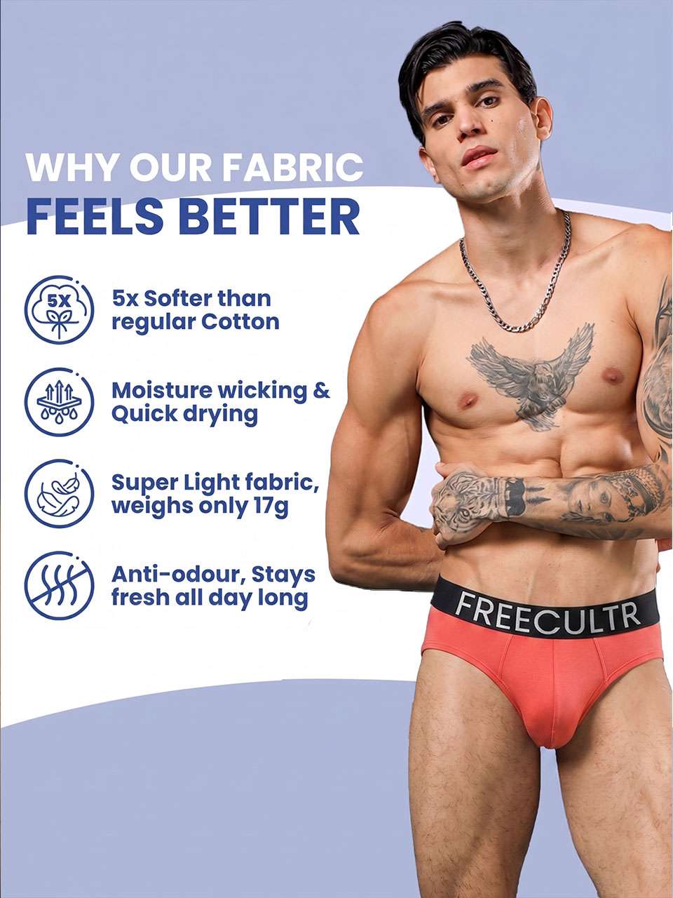 Men's Cotton Stretch Briefs Pack of 1