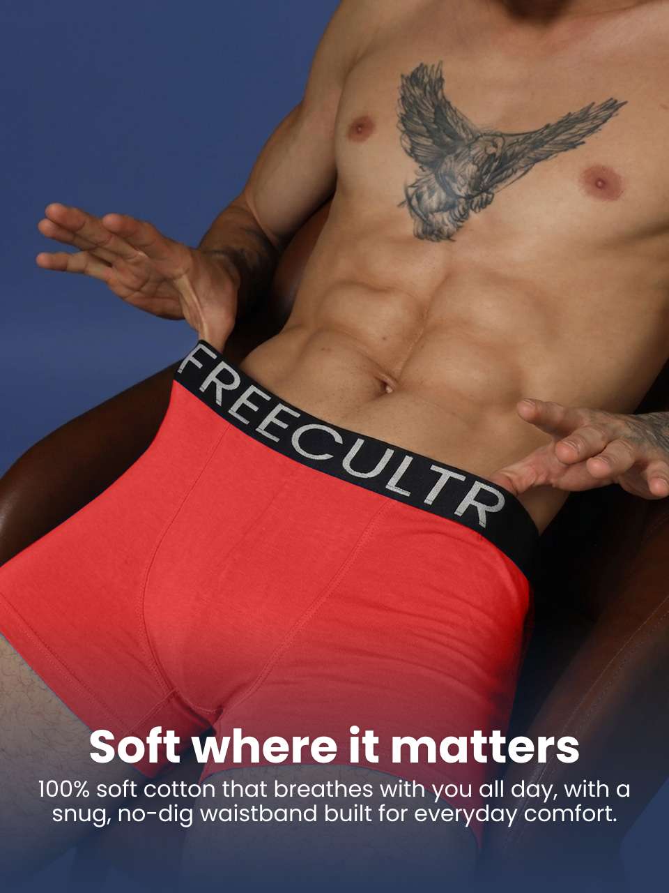 Men's Organic Cotton Trunks Pack of 1