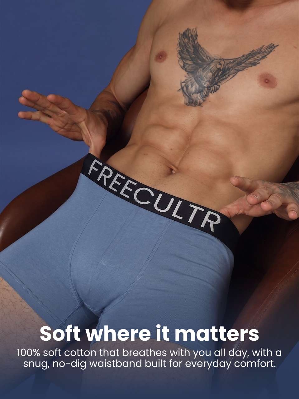 Men's Organic Cotton Trunks Pack of 4