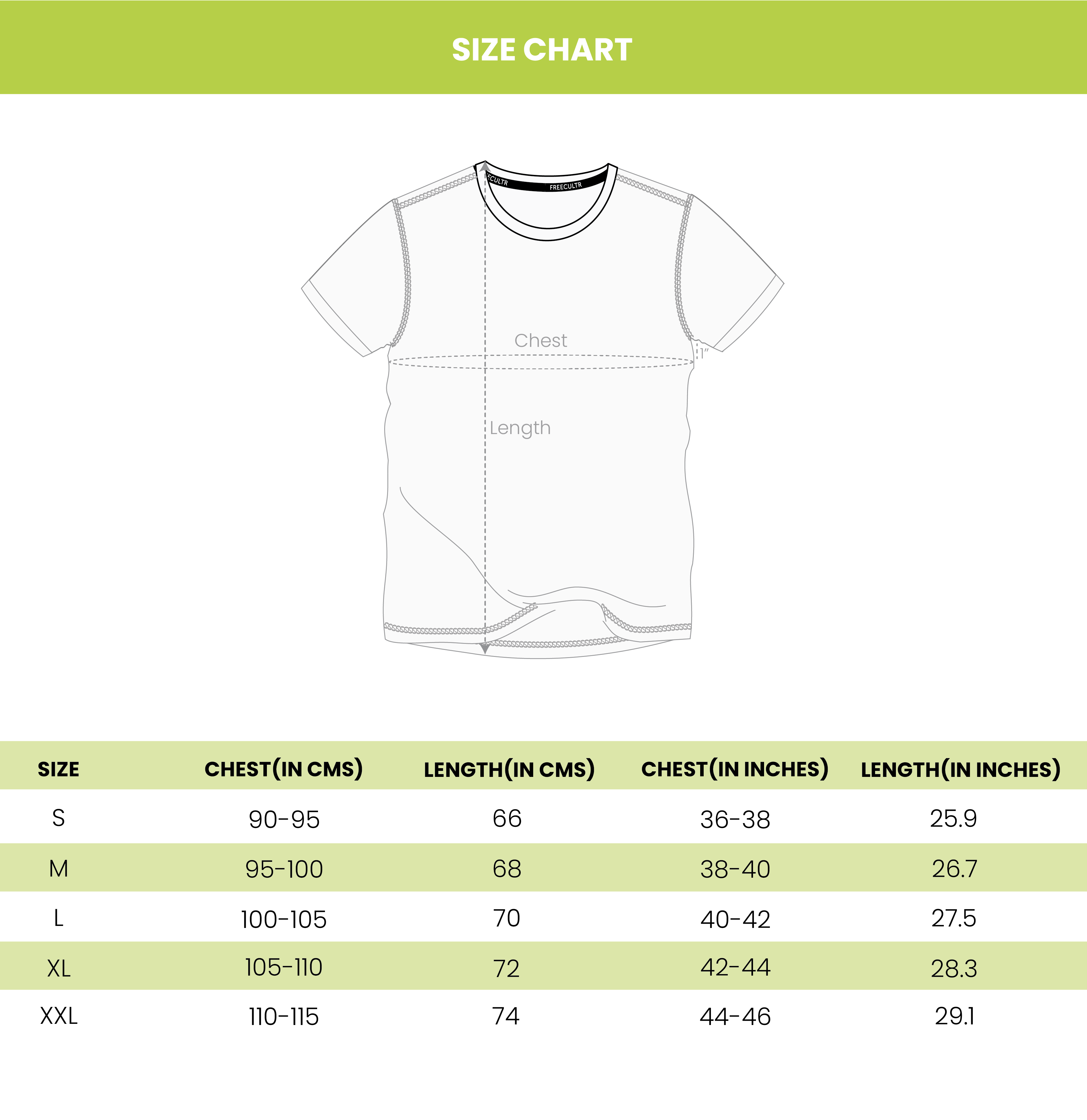 size chart image