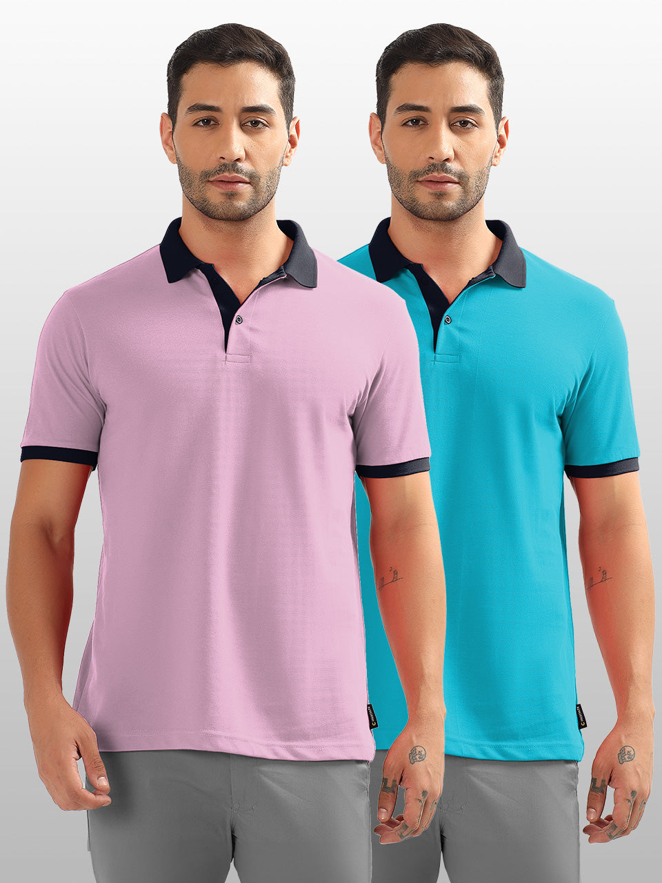 Organic Cotton Polo T-Shirt Pack of 2