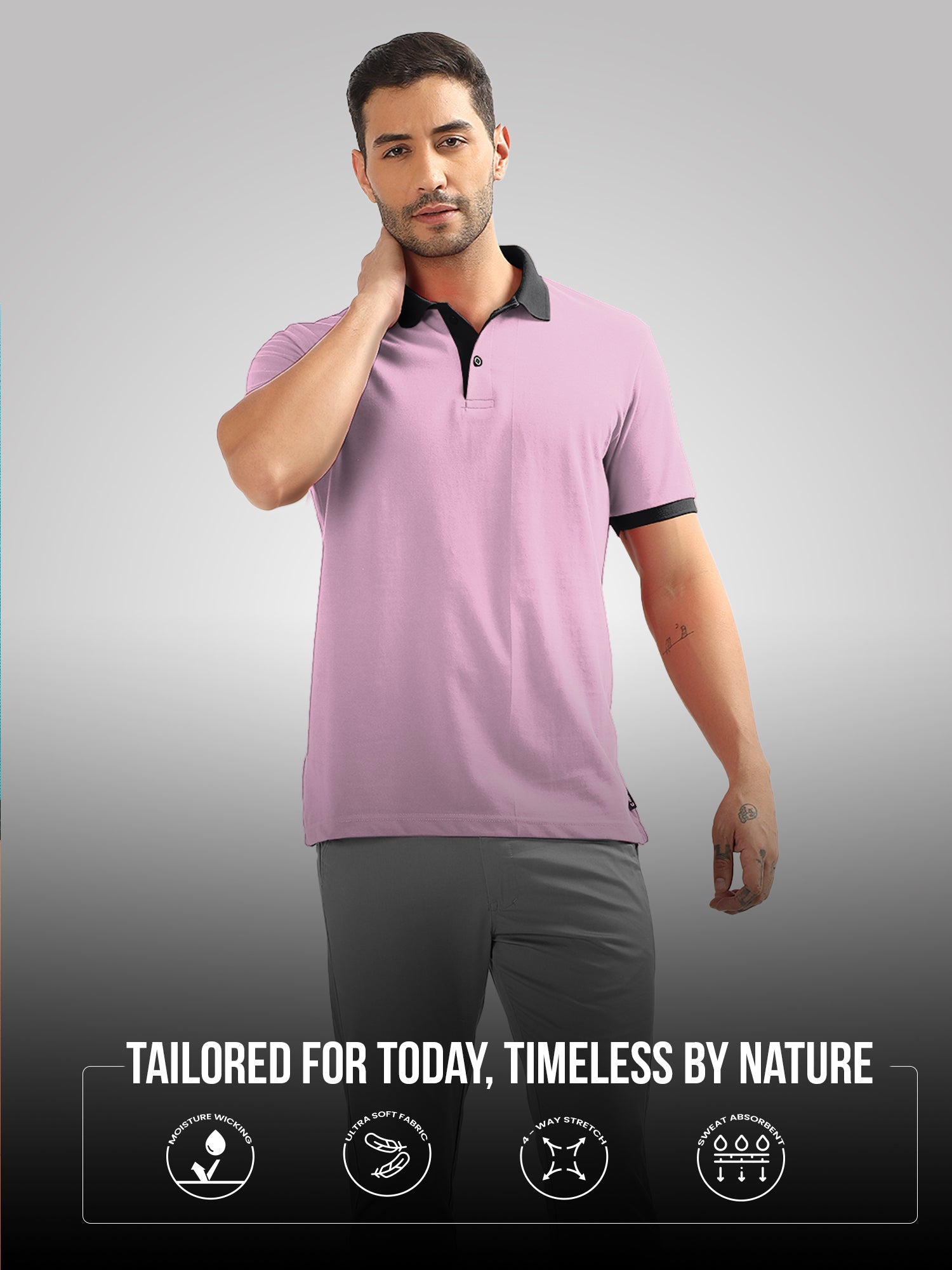 Organic Cotton Polo T-Shirt Pack of 2