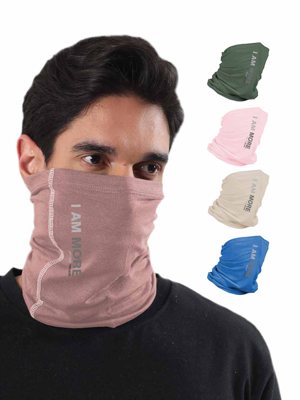 Unisex Bandana Masks - Printed (Pack of 5)