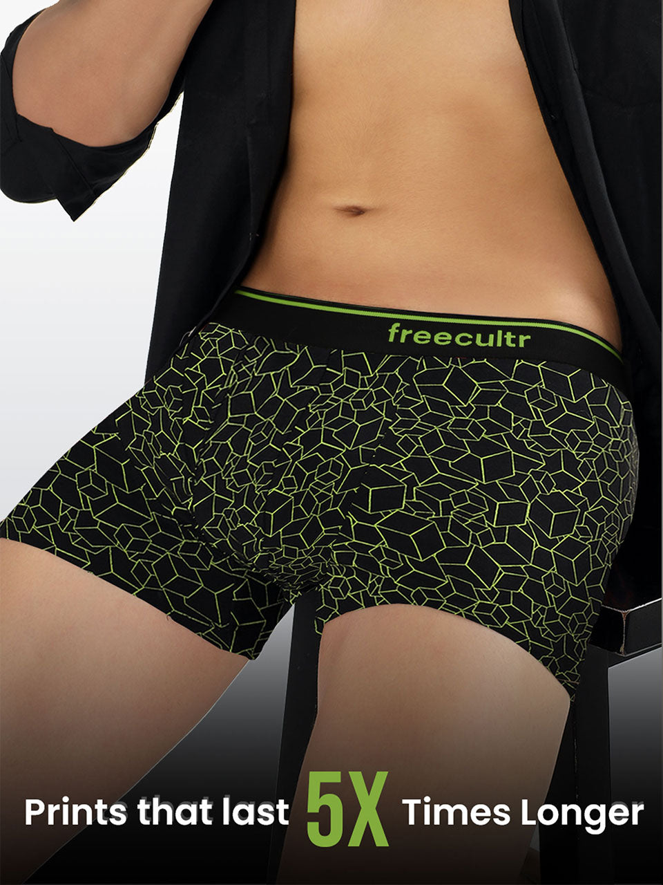Men's Cotton Printed Trunk (Pack of 5)