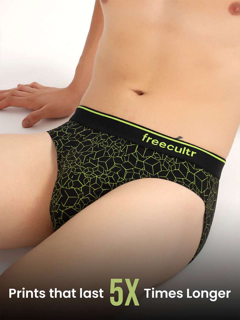 Men's Cotton Printed Briefs (Pack of 1)