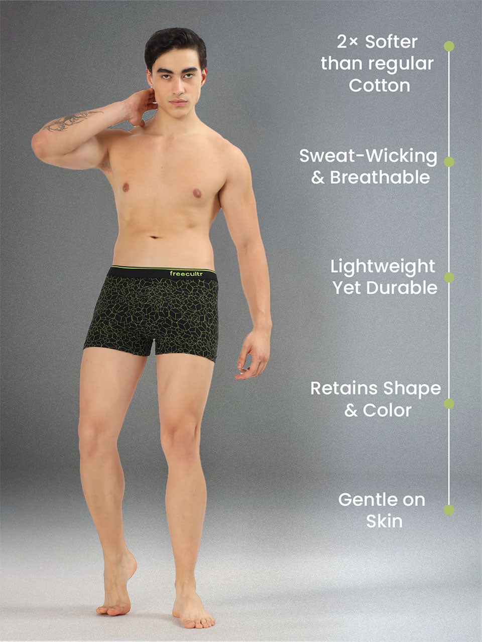 Men's Cotton Printed Trunk (Pack of 6)