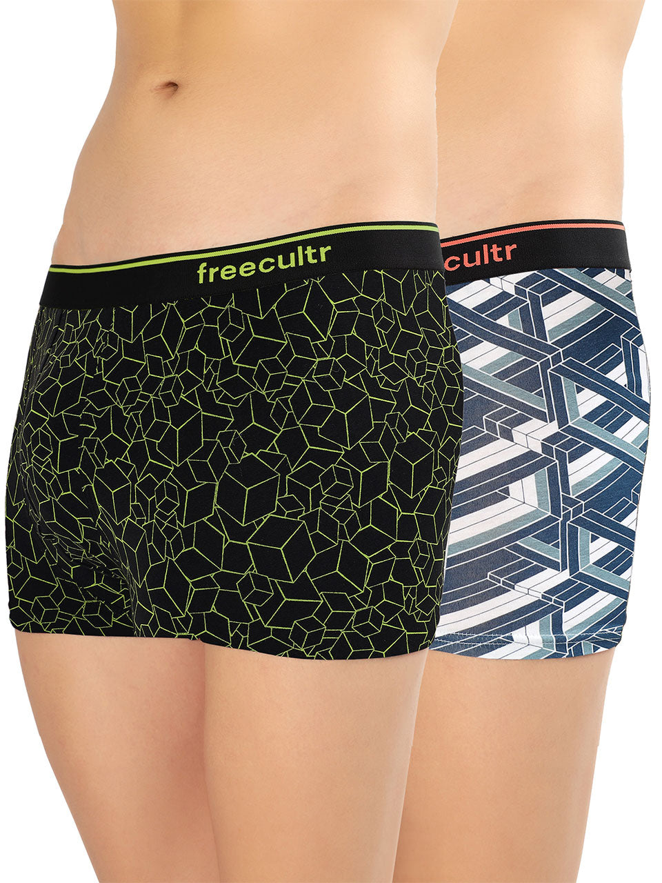 Men's Cotton Printed Trunk (Pack of 2)