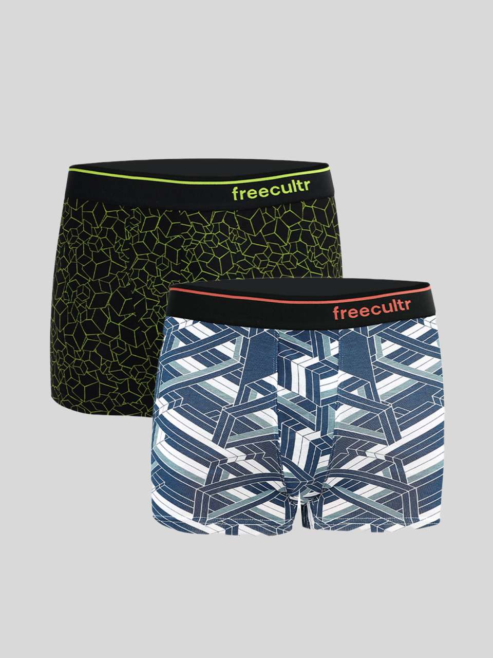 Men's Cotton Printed Trunk (Pack of 2)