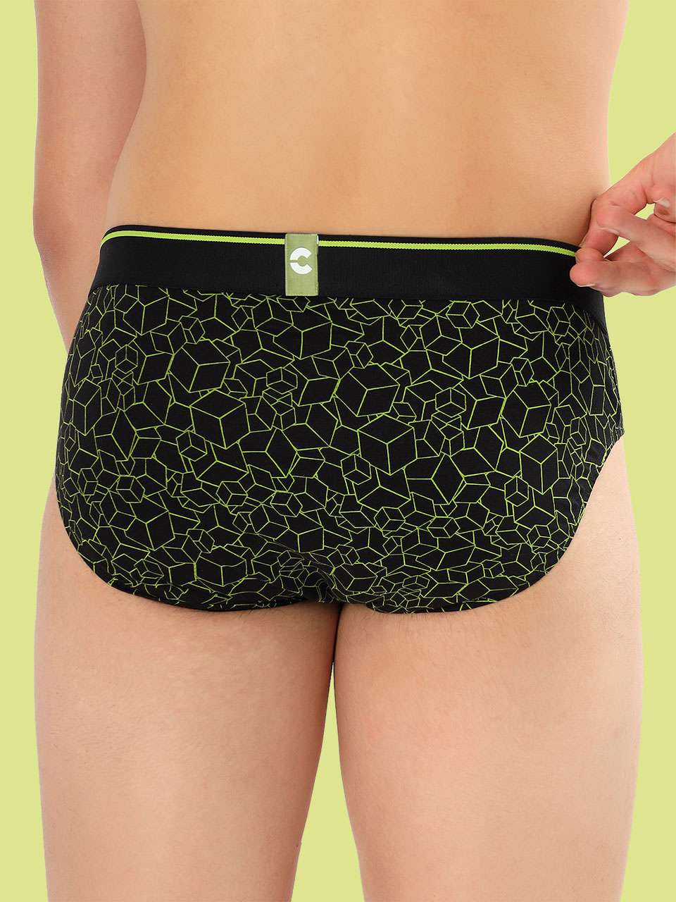 Men's Cotton Printed Briefs (Pack of 2)
