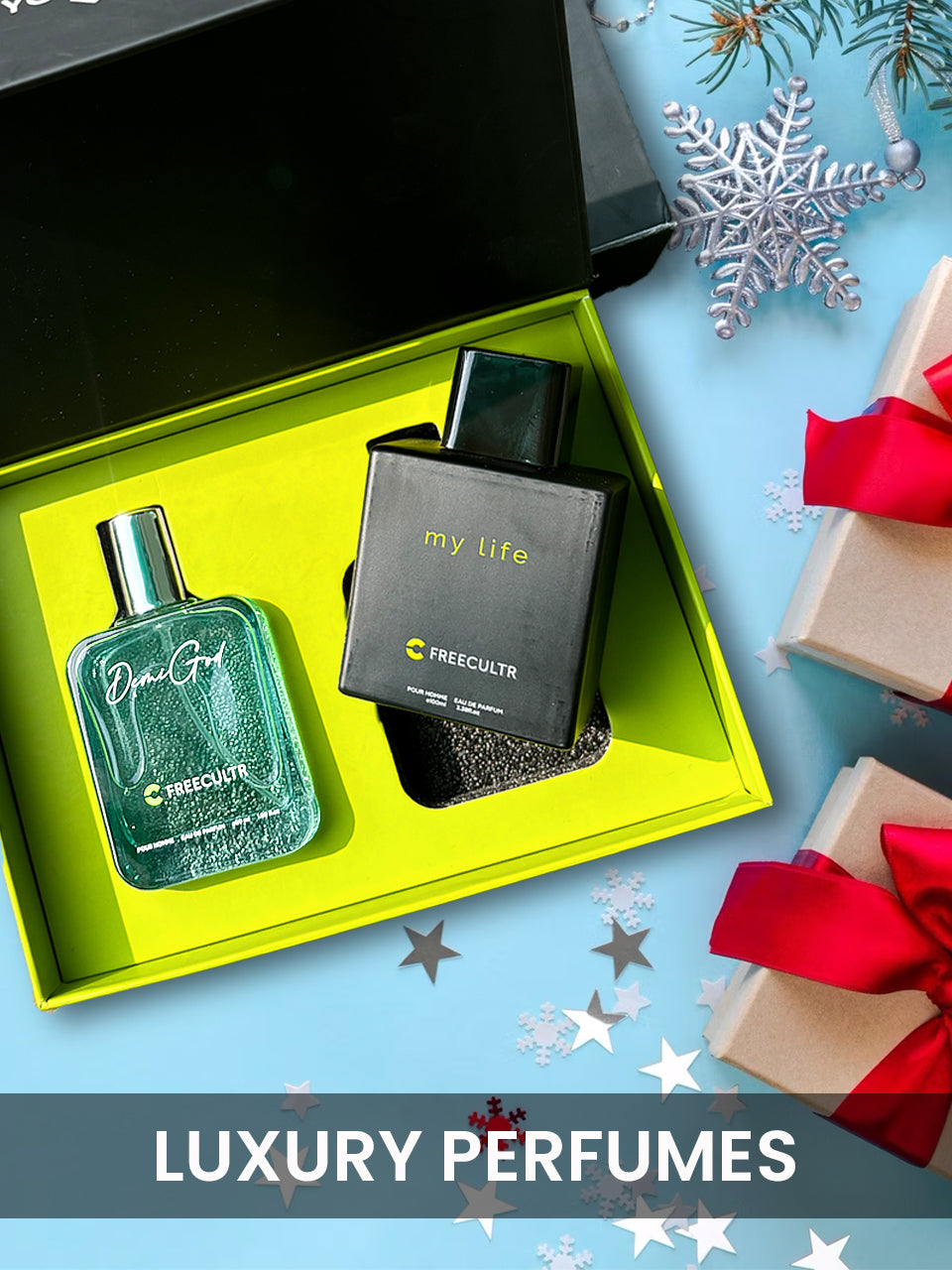 Luxury Perfume Gift Set For Men - My Life-100 ML & Demi God-50 ML
