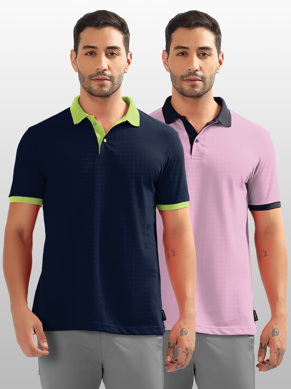 Organic Cotton Polo T-Shirt Pack of 2