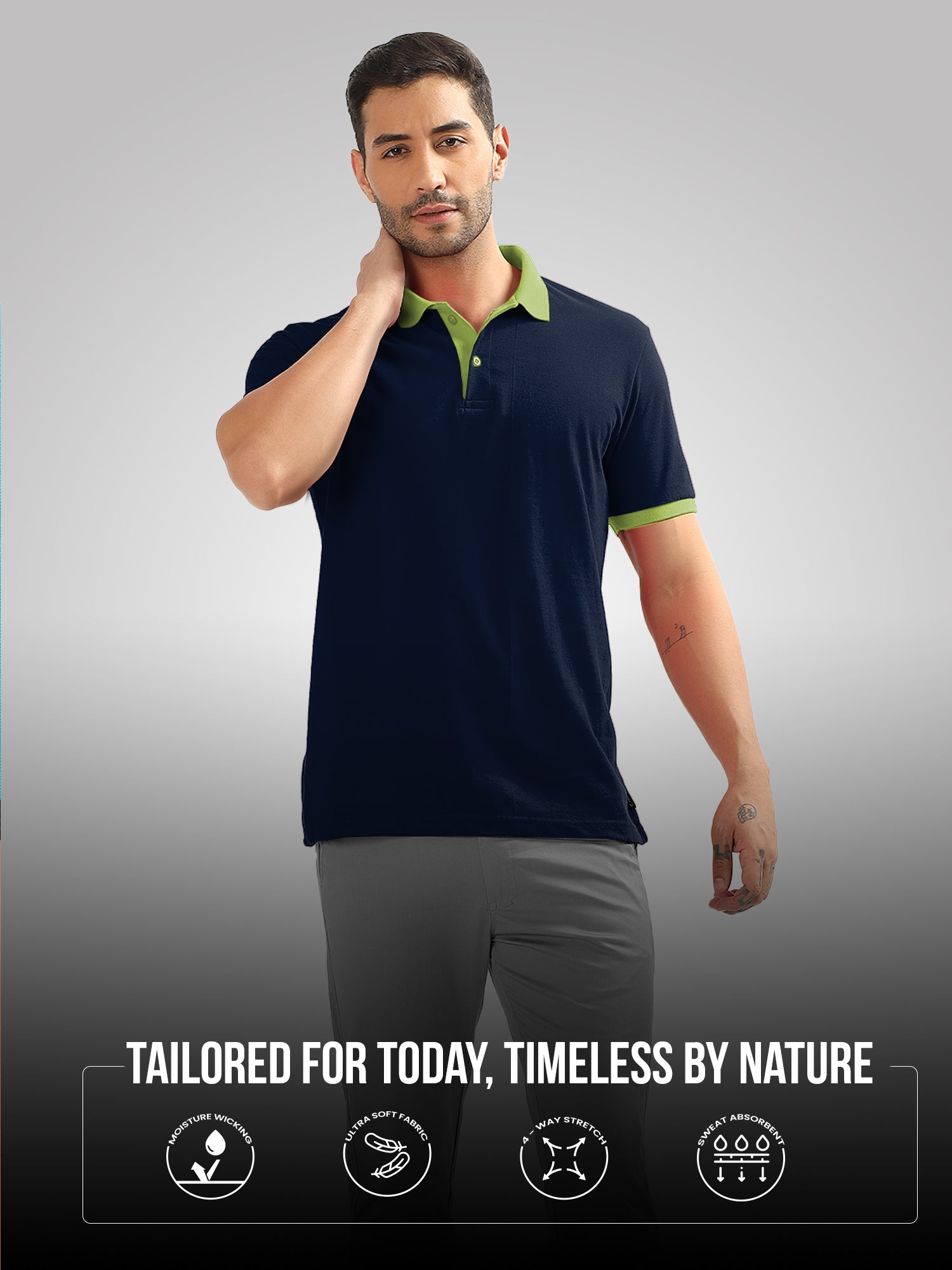 Organic Cotton Polo T-Shirt Pack of 2