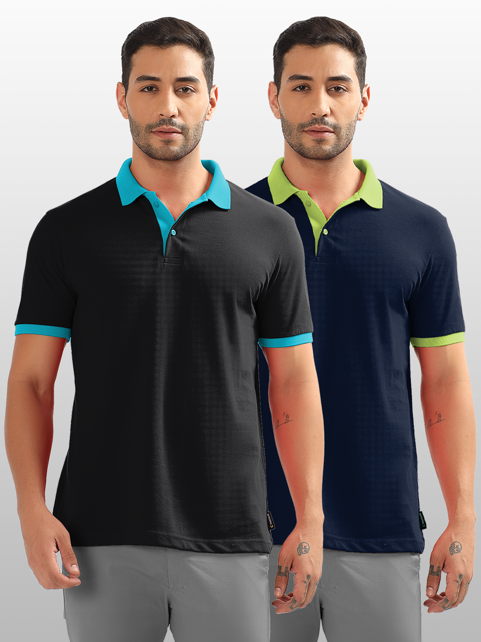 Organic Cotton Polo T-Shirt Pack of 2