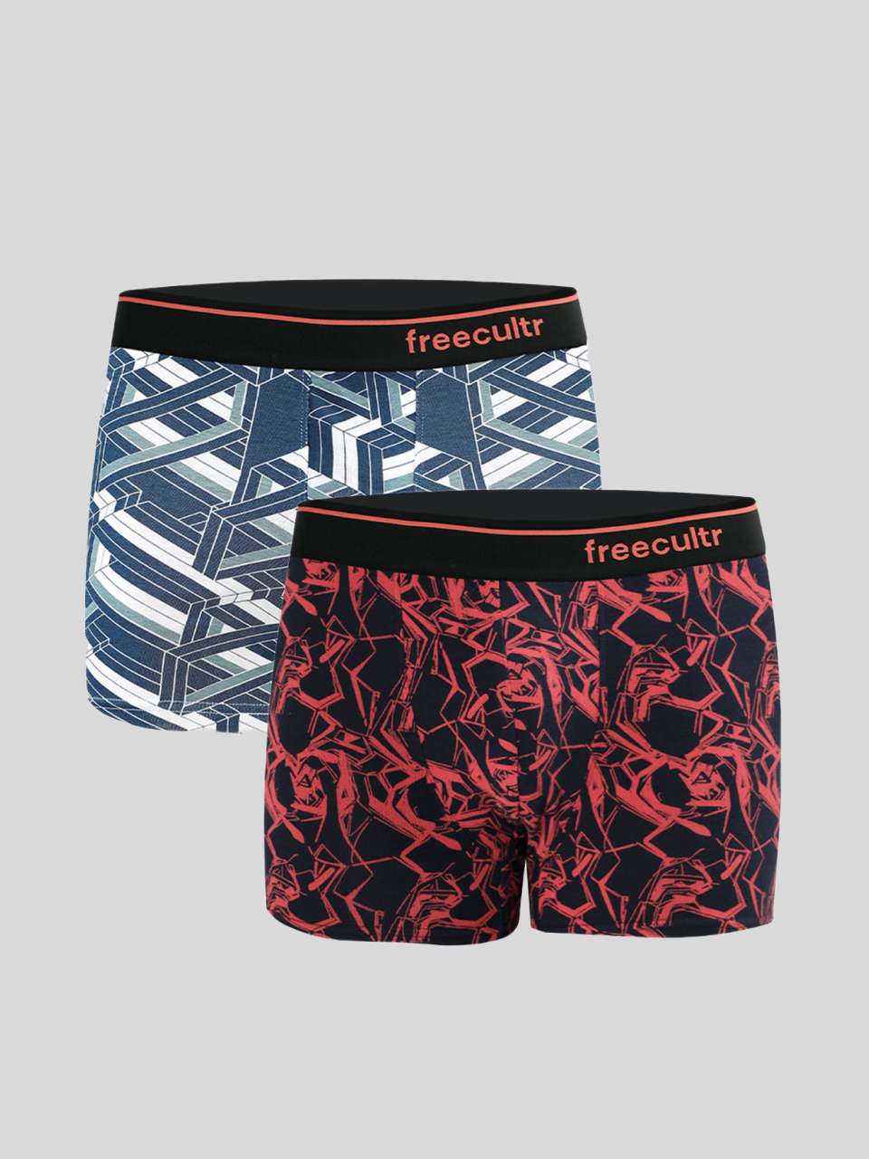 Men's Cotton Printed Trunk (Pack of 2)