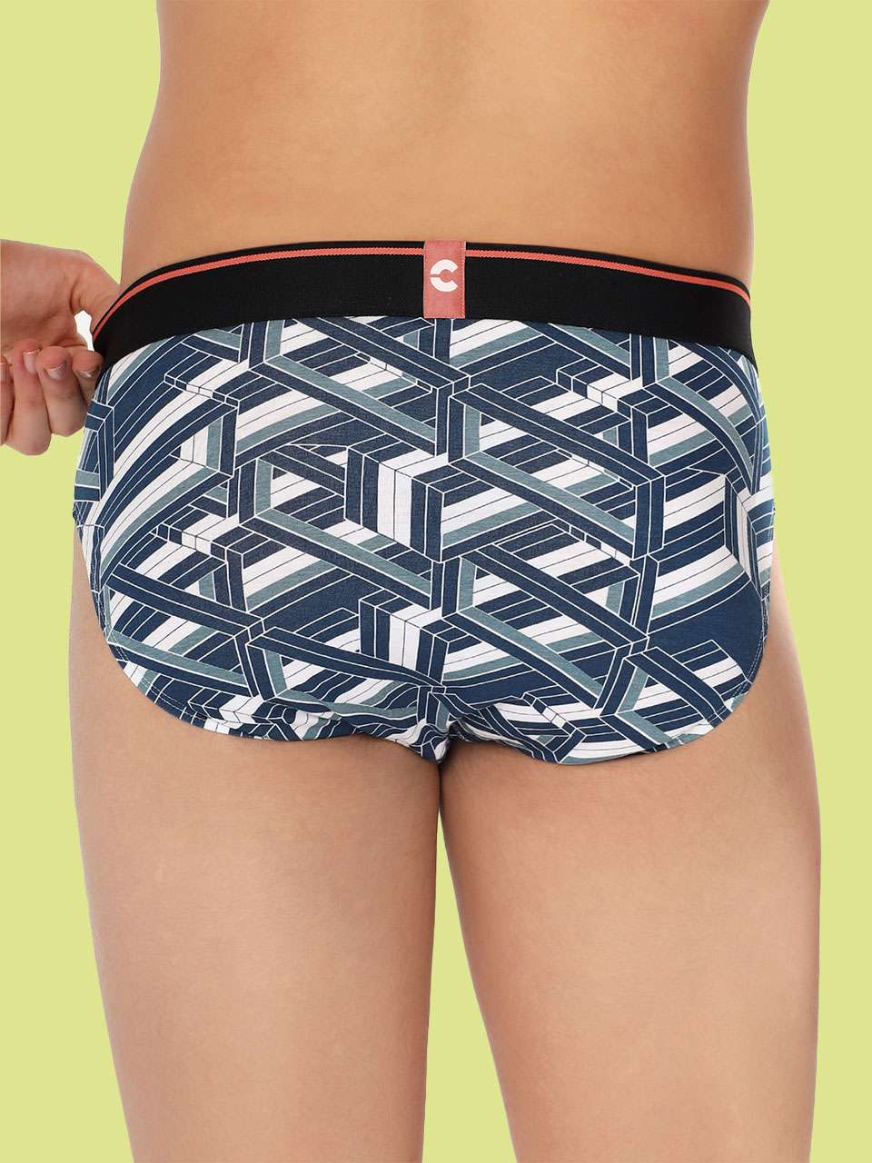 Men's Cotton Printed Briefs (Pack of 2)