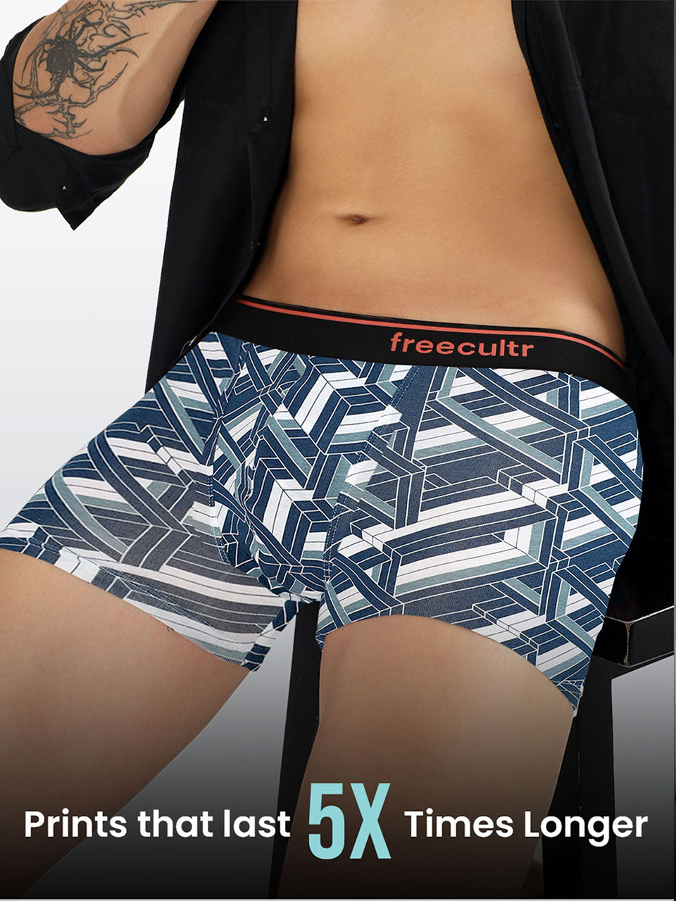 Men's Cotton Printed Trunk (Pack of 5)