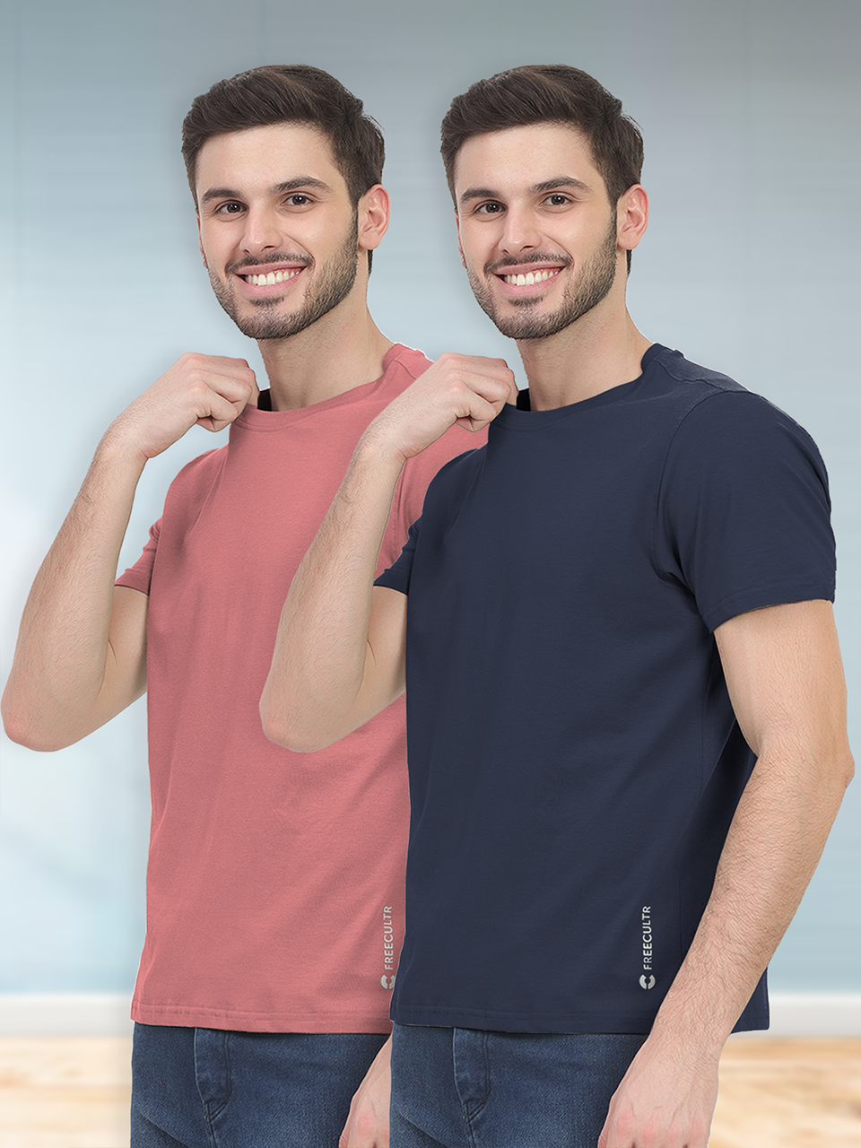 Truly Classic Organic Cotton T-shirts - Pack Of 2