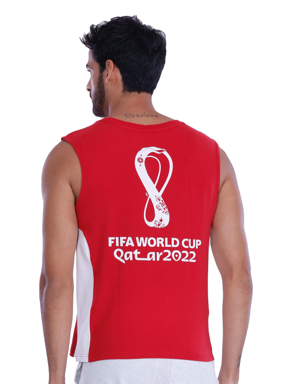 FIFA Printed BCI Stretch Cotton Active Tank (Pack of 1)