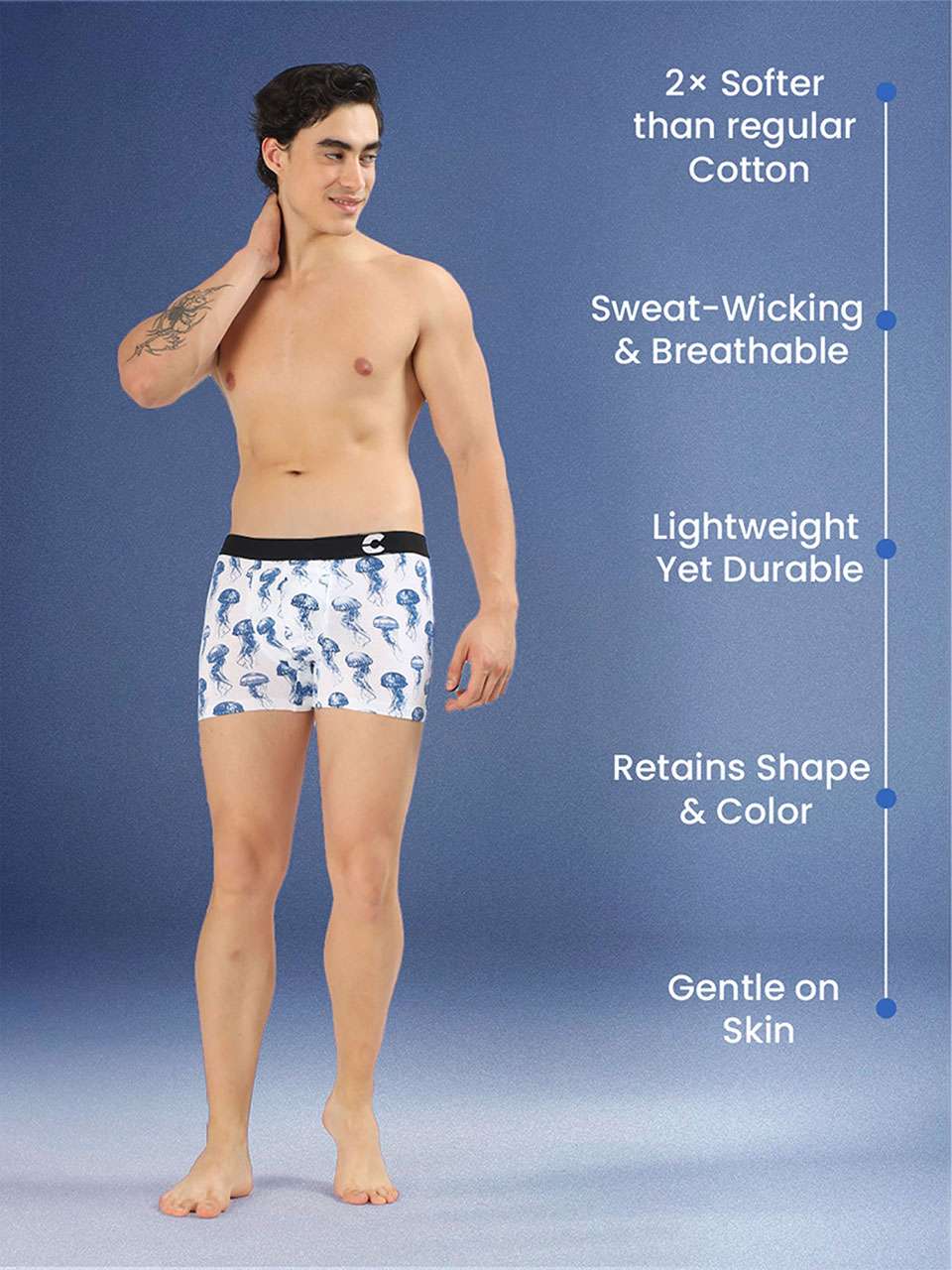 Men's Cotton Printed Trunk (Pack of 5)