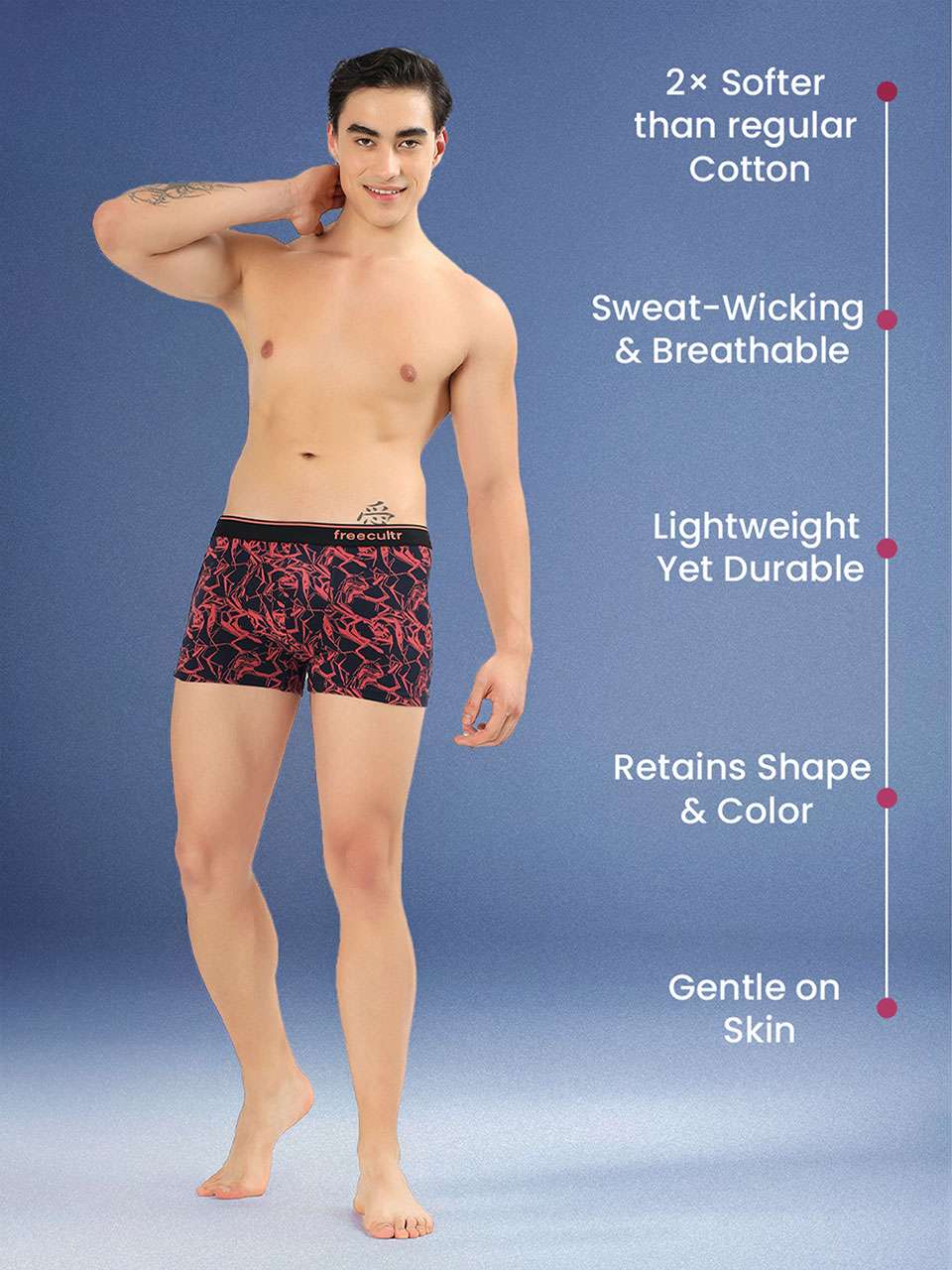 Men's Cotton Printed Trunk (Pack of 5)
