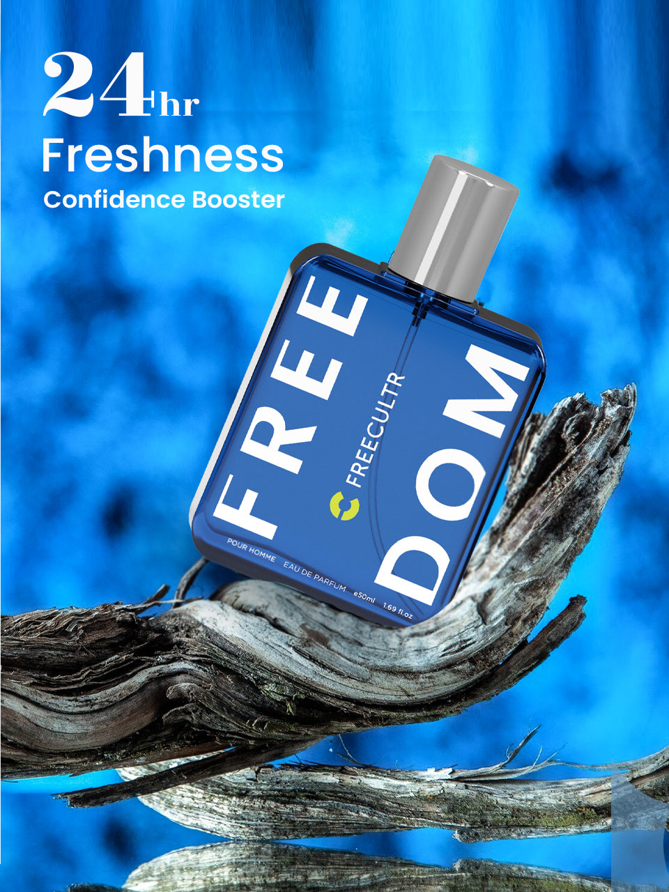 EDP Perfume for Men - Freedom & DemiGod - 50 ml Pack of 2
