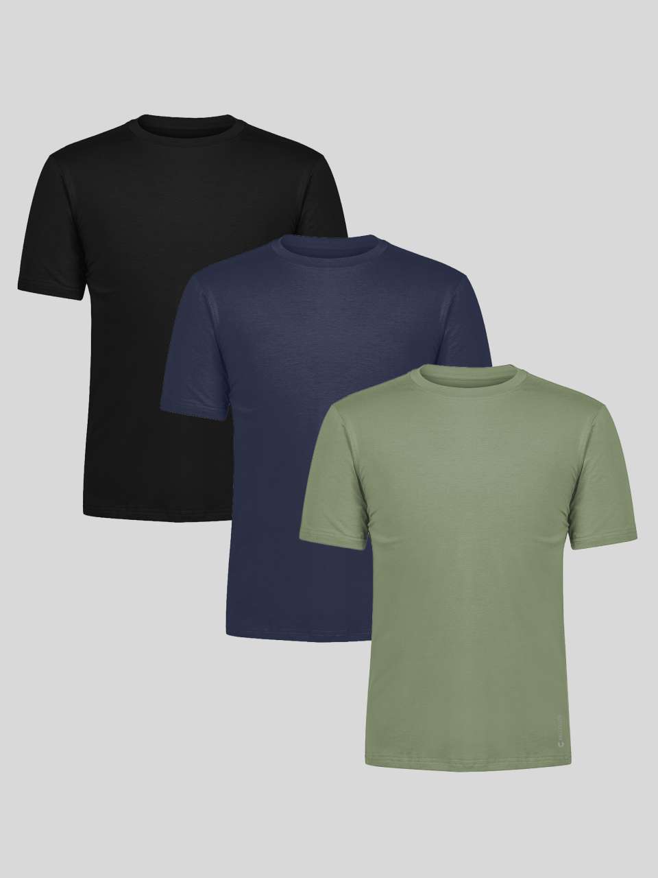 Men's Cotton Stretch T-Shirt - Pack Of 3
