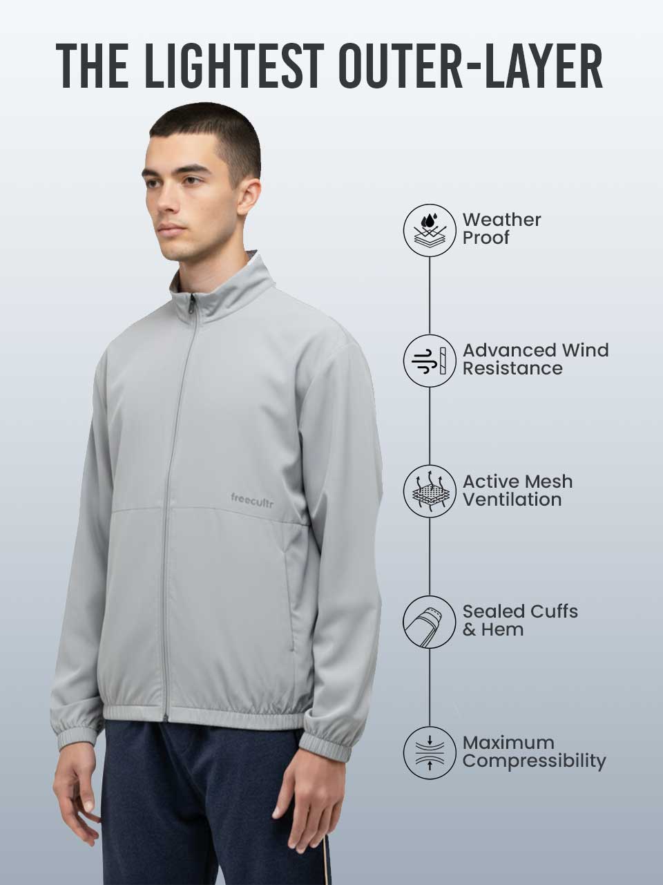 Men’s Sports Windcheater Layering jacket