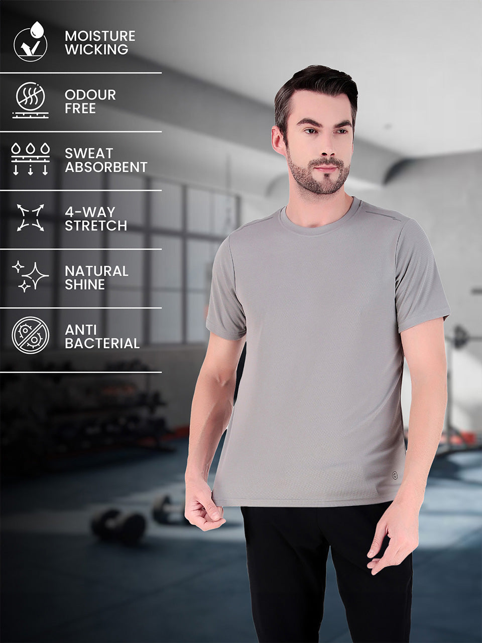 Men's Activewear Sports T-shirt Pack of 1