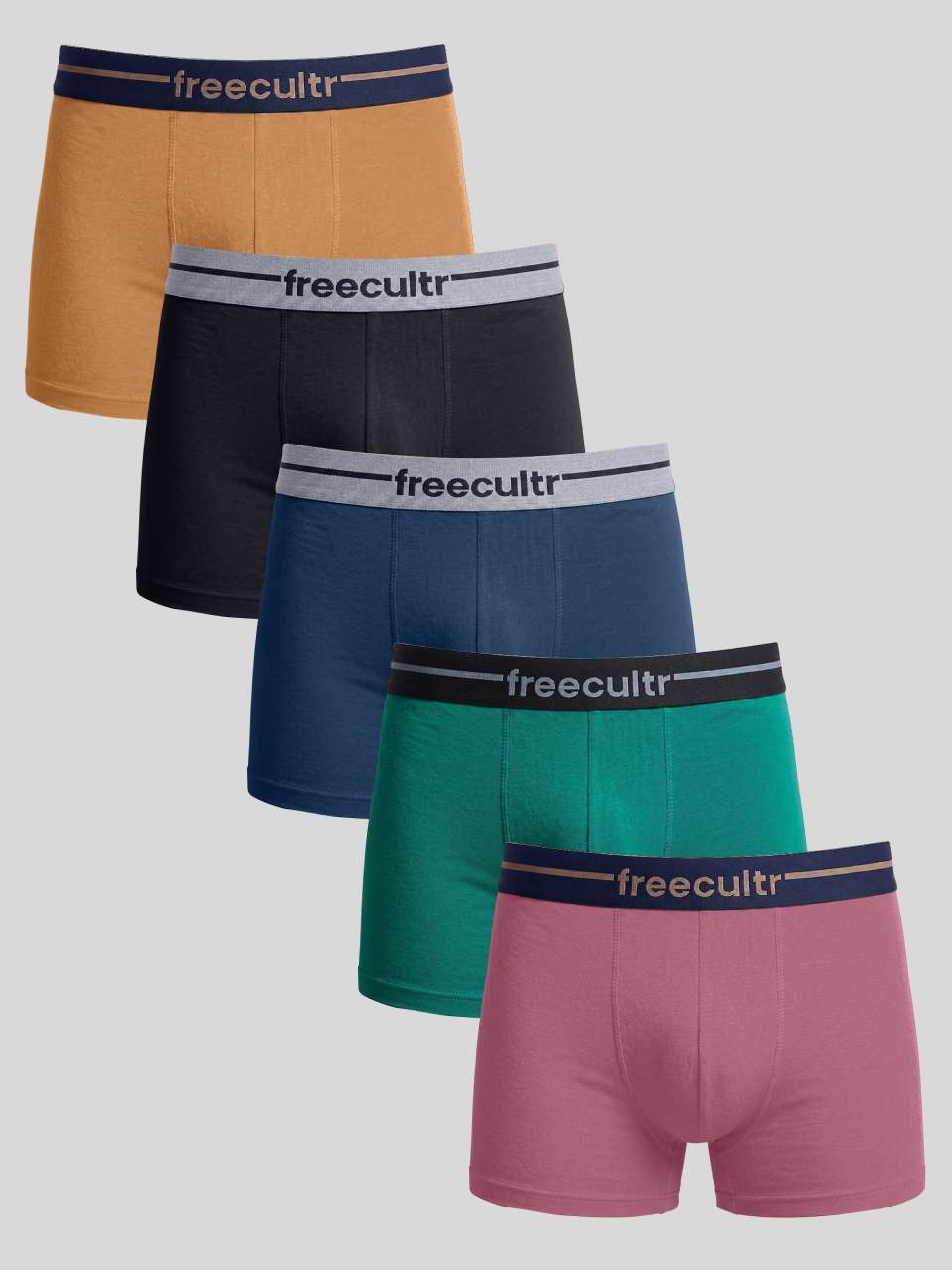 Men’s Adaptive Cotton Stretch Trunks Pack of 5