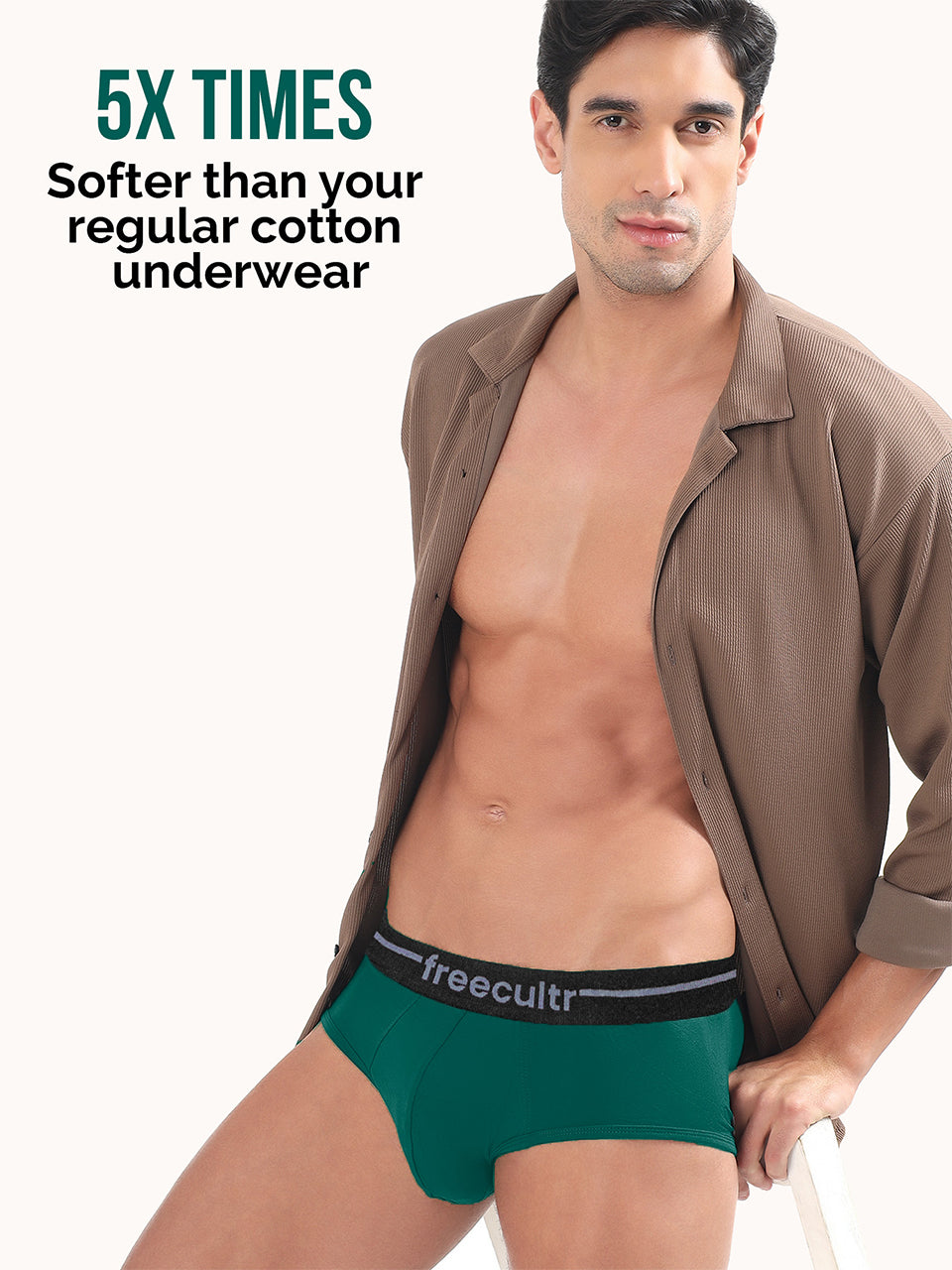 Men’s Adaptive Cotton Stretch Briefs Pack of 1