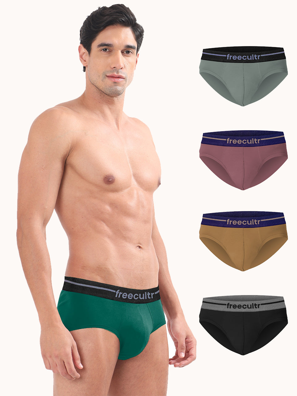 Men’s Adaptive Cotton Stretch Briefs Pack of 5