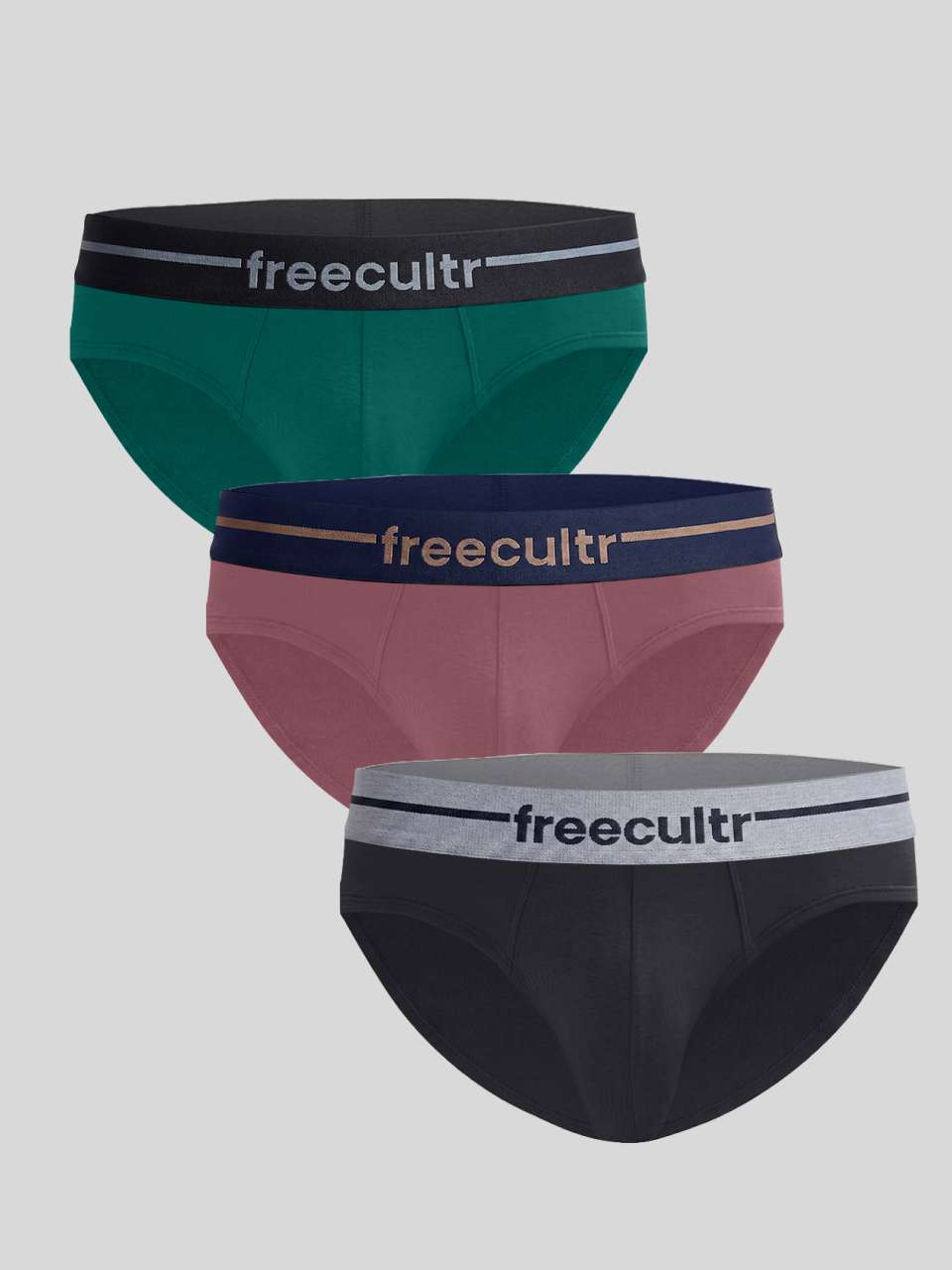 Men’s Adaptive Cotton Stretch Briefs Pack of 3