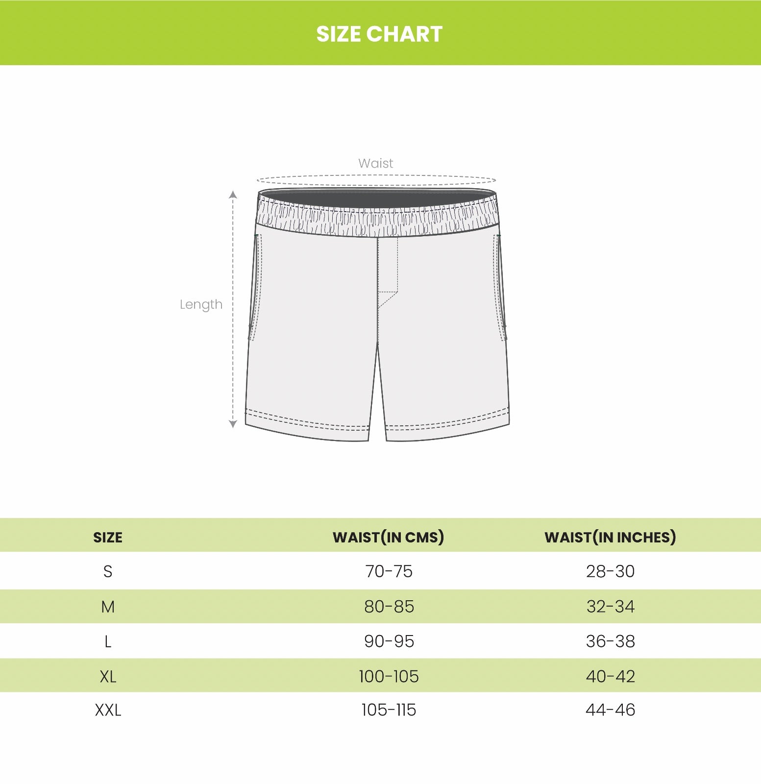 size chart image