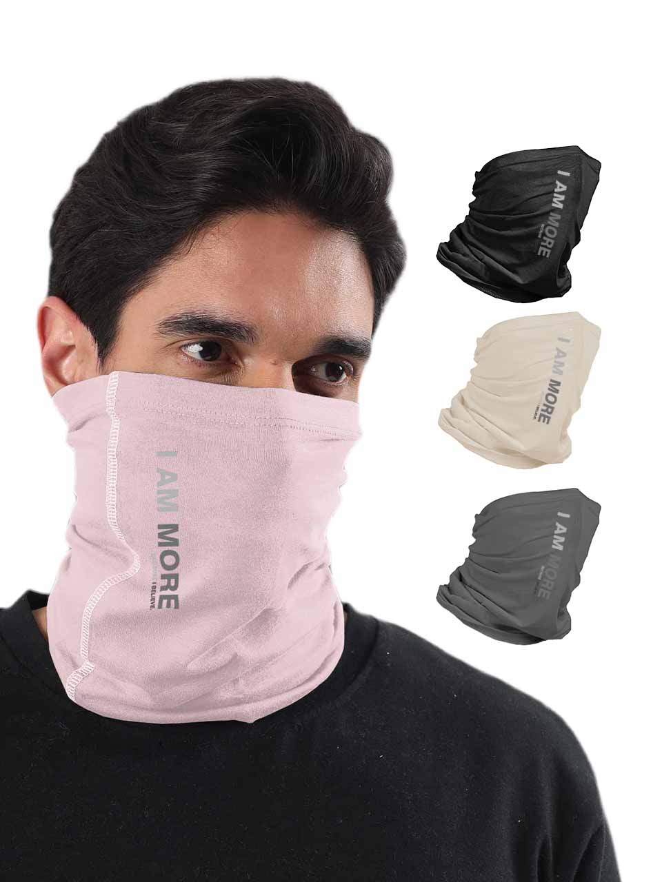 Unisex Organic Bandana Masks - Printed (Pack of 4)