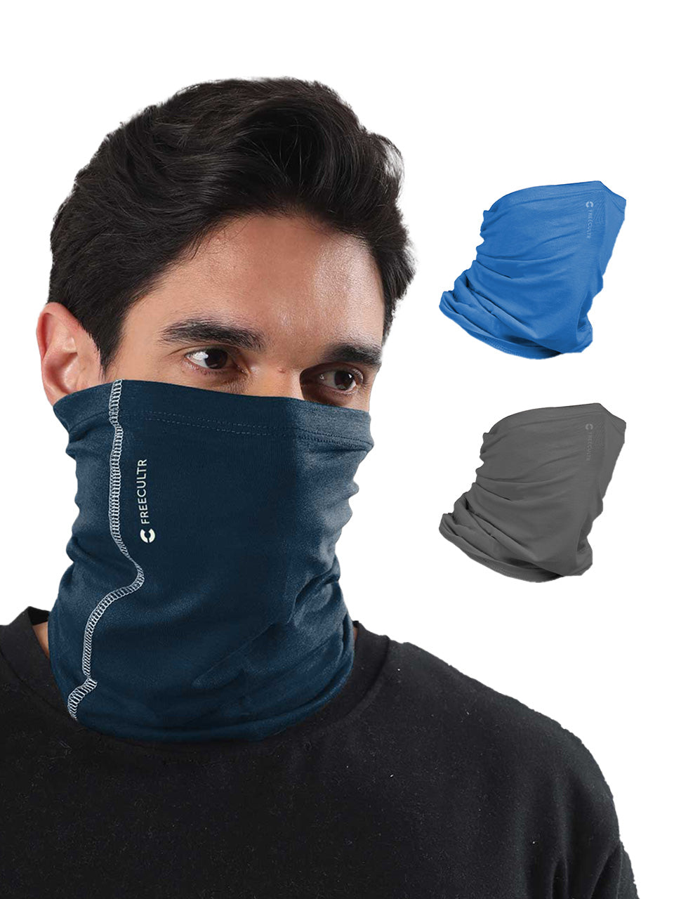 Unisex Organic Bandana Masks - Plain (Pack of 3)