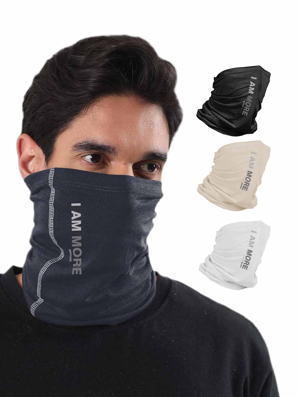 Unisex Organic Bandana Masks - Printed (Pack of 4)