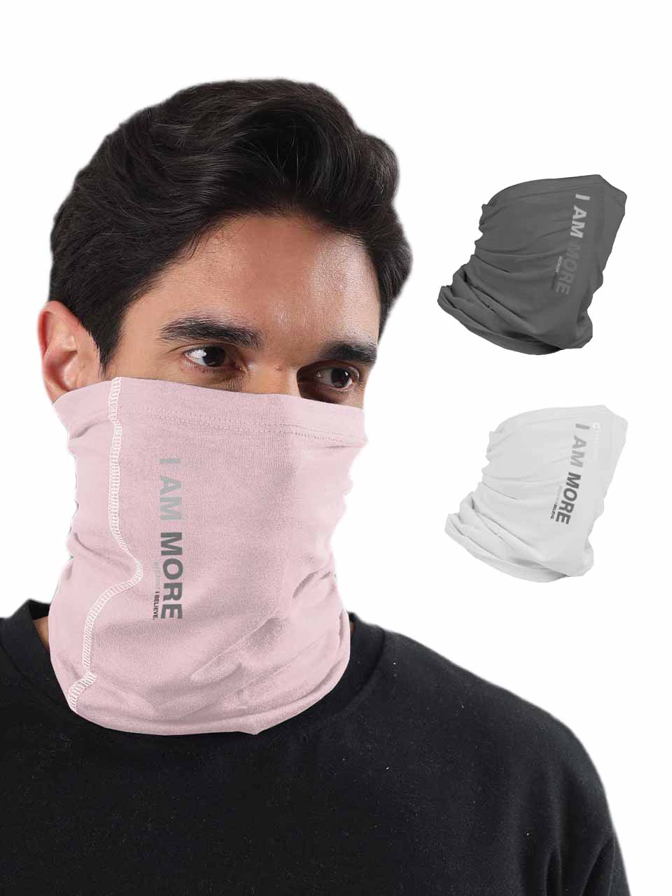 Unisex Organic Bandana Masks - Printed (Pack of 3)