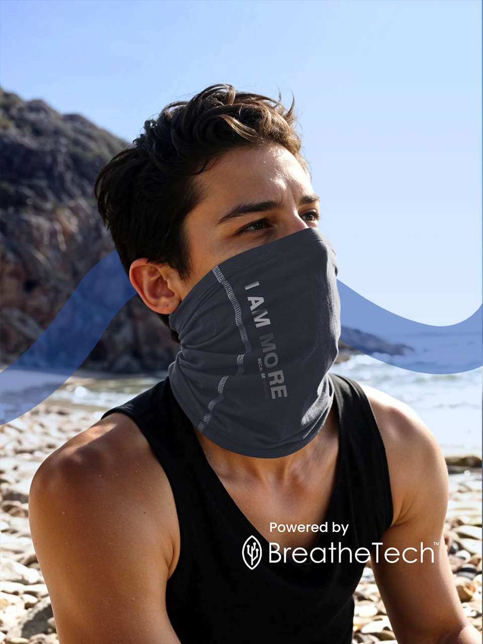 Unisex Organic Bandana Masks - Printed (Pack of 3)
