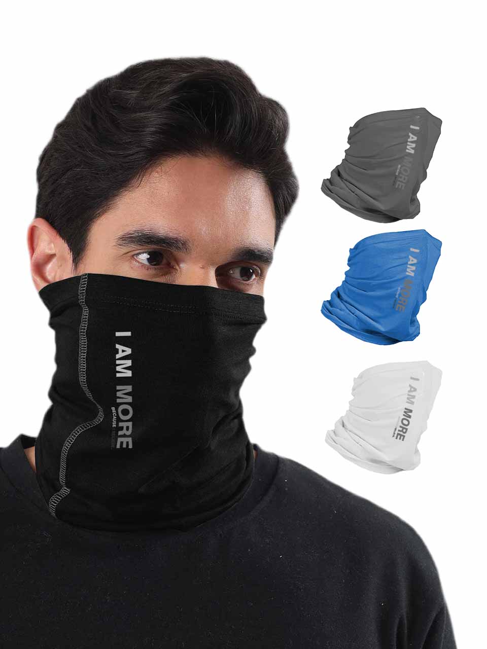 Unisex Organic Bandana Masks - Printed (Pack of 4)