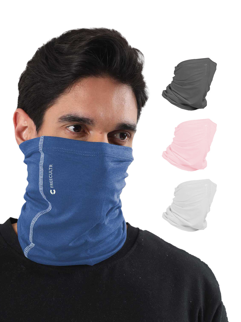 Unisex Organic Bandana Masks - Plain (Pack of 4)